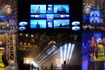 BAE Systems HMS Agamemnon | Technical Event Production Case Study